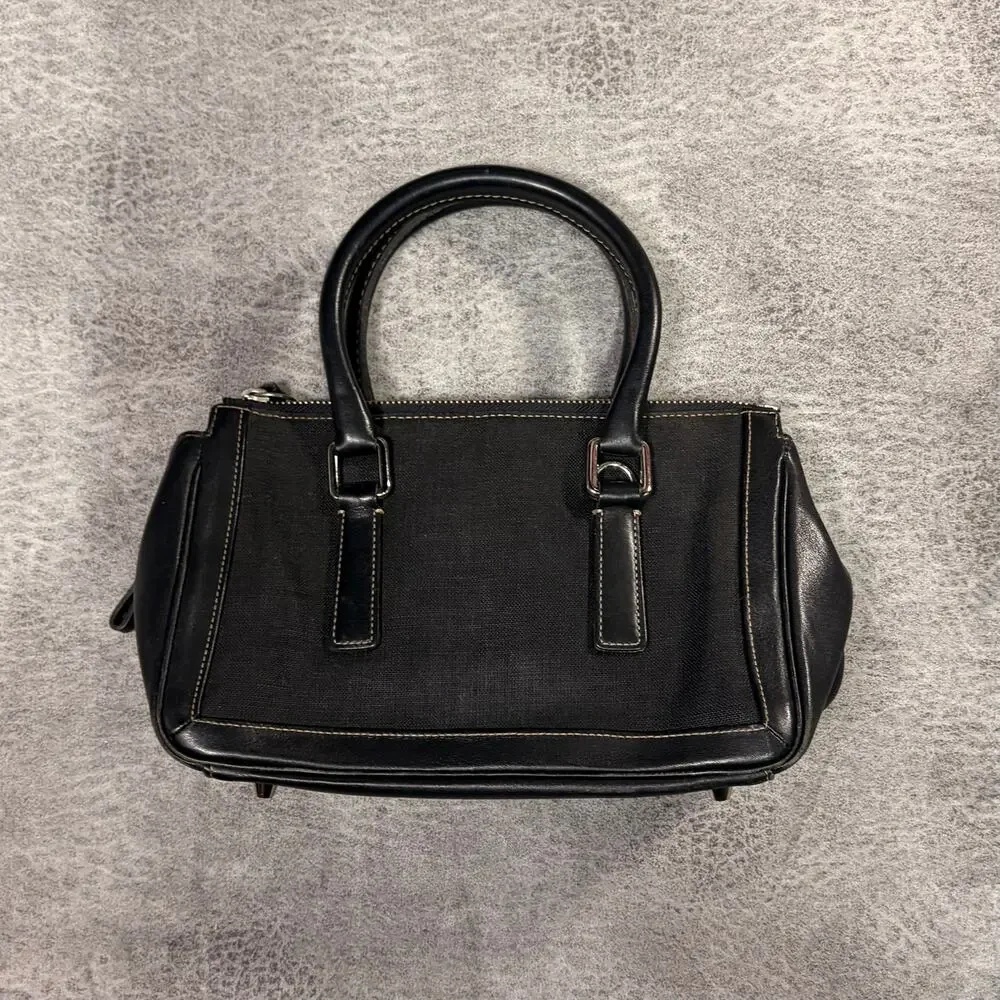 Coach Small Black Bonnie Legacy Satchel